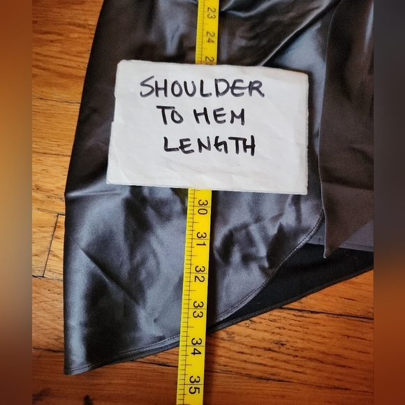 Cinq a Sept Grey Mini Dress Bow Wrap - Picture 7 of 10